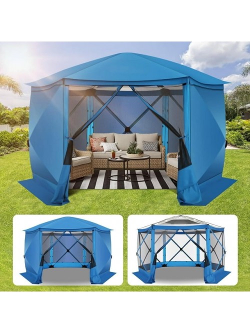 COBIZI 12x12 Pop-up Gazebo Starry Sky Screen Canop...
